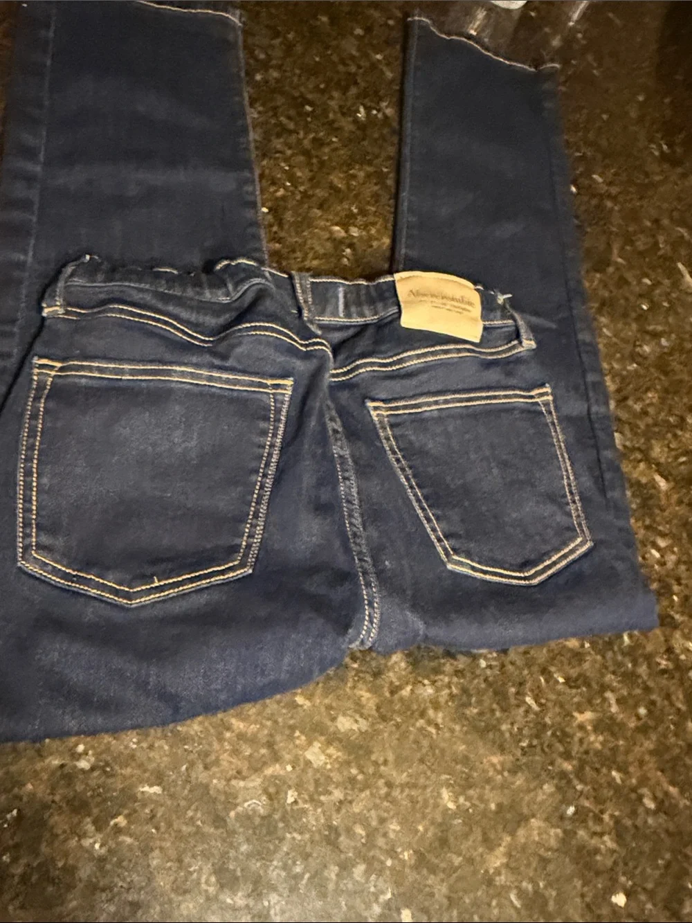 abercrombie kids Navy Straight-Leg Jeans